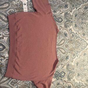Hollister Mauve Cropped Top